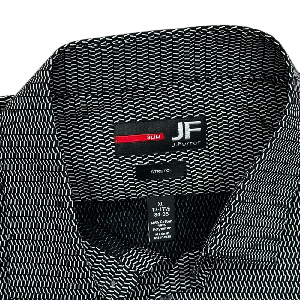 J. Ferrar Slim Fit Men’s Long Sleeve Button Up - Size XL - Picture 2 of 4
